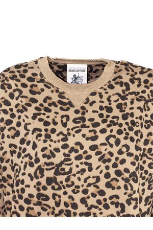 Felpa in cotone stampa animalier SEMI COUTURE | Y6SP07MAC27
